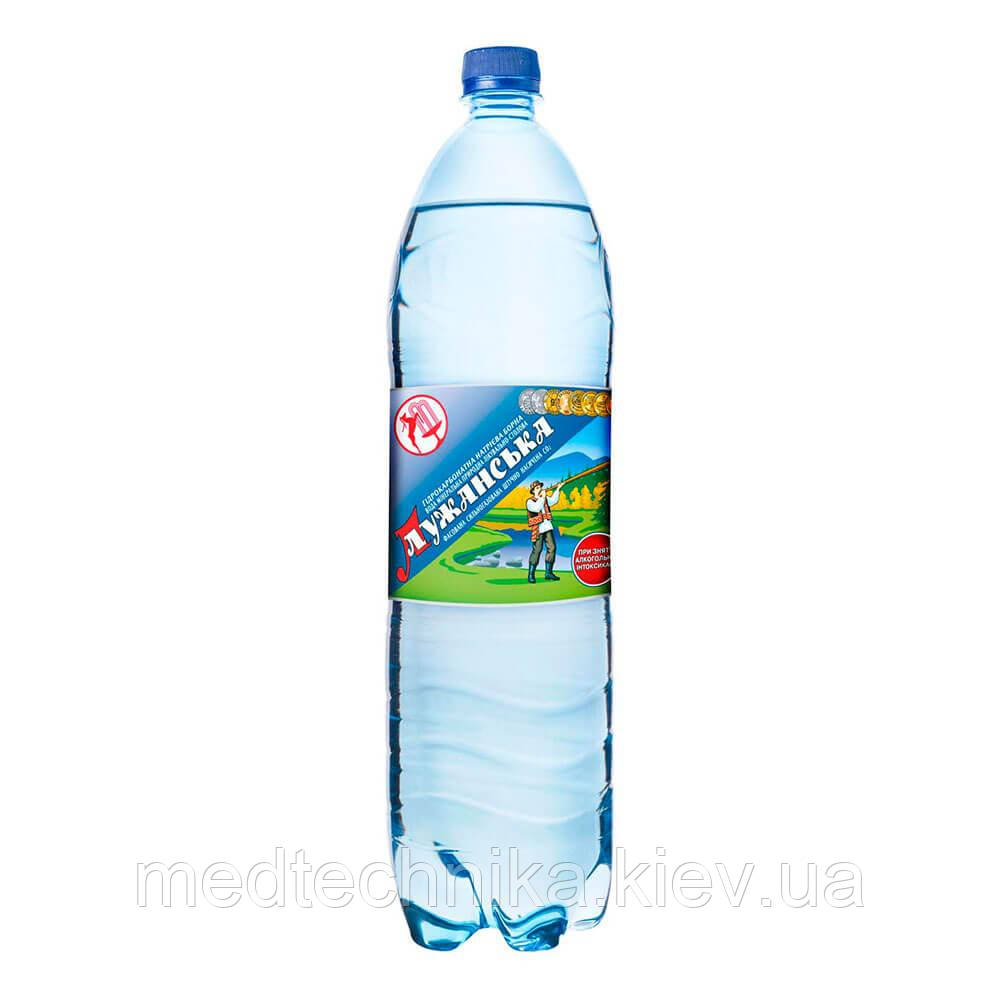 Вода лікувальна Лужанська, сильногазована, 1,5 л, фото 1