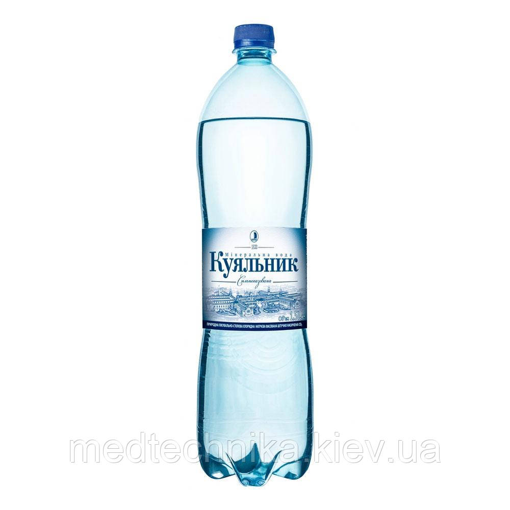 Вода лікувальна Куяльник, сильногазована, 1,5 л, фото 1