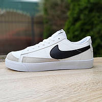 NIKE чоловічі Nike blazer low білі з чорним 43 m