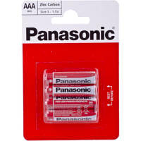 Panasonic AAA R03 Red Zink * 4 (R03REL/4BP) Батарея