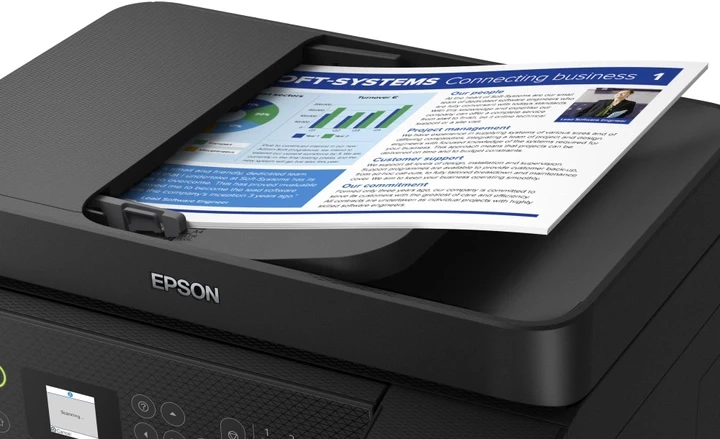 Многофункциональное устройство Epson EcoTank L5290 Принтер-копир-сканер (Принтеры и мфу) Принтеры с Wi fi МФУ - фото 4 - id-p2113823555
