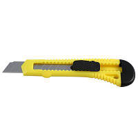 Нож канцелярский Delta by Axent 18мм, yellow, polybag (D6522-02) ASN