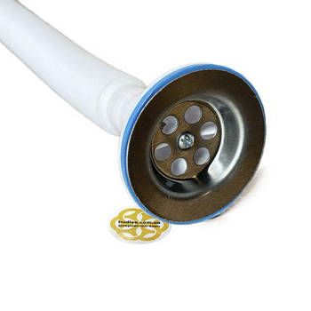 Зливний сифон універсальний для раковини Ø85-32 LONG поліпропілен, білий GUPLAST