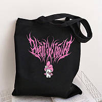Эко-сумка LOYS черная аниме с принтом "Куроми Melodi"