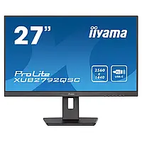 Монитор ЖК 27" Iiyama XUB2792QSC-B5 IPS 2560x1440 75Гц DisplayPort/HDMI/USB/USB Type-C