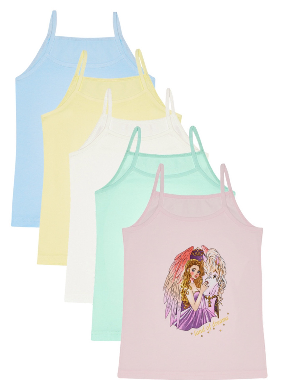 Майки для дівчаток на 6-7 років. "Donella". Дитячі майки, майки для дівчаток, Туреччина