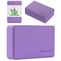 Блок для йоги з піни EVA - зелений, 23х15х7,5 см