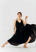 Женское длинное платье с открытой спиной Black Pearl RAO WEAR One Size рост 165-170 см