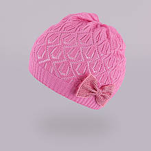 Демісезонна шапка для дівчинки TuTu арт. 3-002529(52-56)