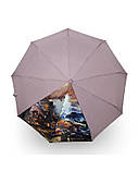 Парасолька жіноча автомат Susino №466 9 спиць 3 складання Фрезовий, фото 2