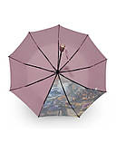 Парасолька жіноча автомат Susino №466 9 спиць 3 складання Фрезовий, фото 3