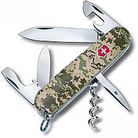 Складной швейцарский нож Victorinox Vx13603.3_W3941p SPARTAN ARMY 12 функций 91 мм Пиксель+Лого