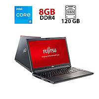 Ноутбук Fujitsu LifeBook E556/ 15.6" (11366x768)/ Core i5-6200U/ 8 GB RAM/ 120 GB SSD/ HD 520