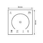 Димер OEM 12A-Touch-W білий вбудований, фото 3