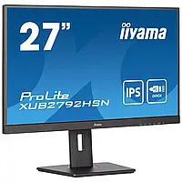 Монитор 27" IPS Iiyama XUB2792HSN-B5 безрамочный/поворотный экран Черный