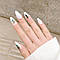 Накладні нігті долар 24 шт.+ клей для нігтів, типси мигдаль для манікюру, фото 4