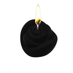 Низькотемпературна свічка Lockink у вигляді троянди, чорна