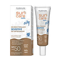 Сонцезахисний BB крем із SPF 50+ для нормальної та чутливої шкіри FLOSLEK, 30 мл
