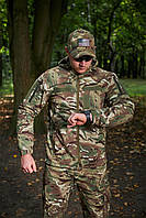 Демисезонная тактическая куртка Soft Shell Combat мультикам, водоотталкивающая куртка осень весна зсу