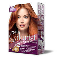Фарба для волосся Master Colorist 8.45 Мідна Кориця, 2x50 мл+2x50 мл+10 мл