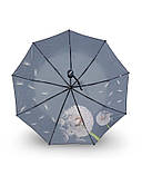 Парасолька Susino №646 жіноча автомат Кульбаба 9 спиць 3 складання Темно-синій (88923Q-E), фото 3
