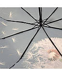 Парасолька Susino №646 жіноча автомат Кульбаба 9 спиць 3 складання Темно-синій (88923Q-E), фото 6