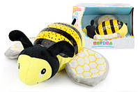 Ночник детский "Пчелка" мягкий, музыкально-световой, в коробке ZYB-B2753-6 р.30*19,5*20см.