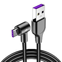 Кабель USB type C 100 см Черный