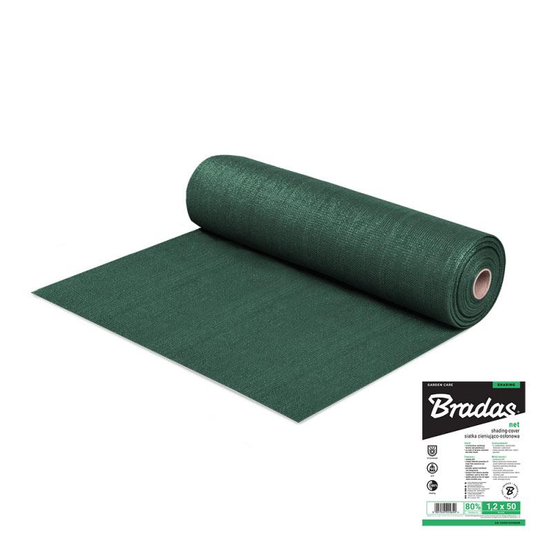 Сітка для затінення, захисна, 80%, 90 г/м², 
1х50м, AS-CO9010050GR