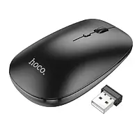 Мышь HOCO Art dual-mode business wireless mouse GM15 BT5.0 2.4G black