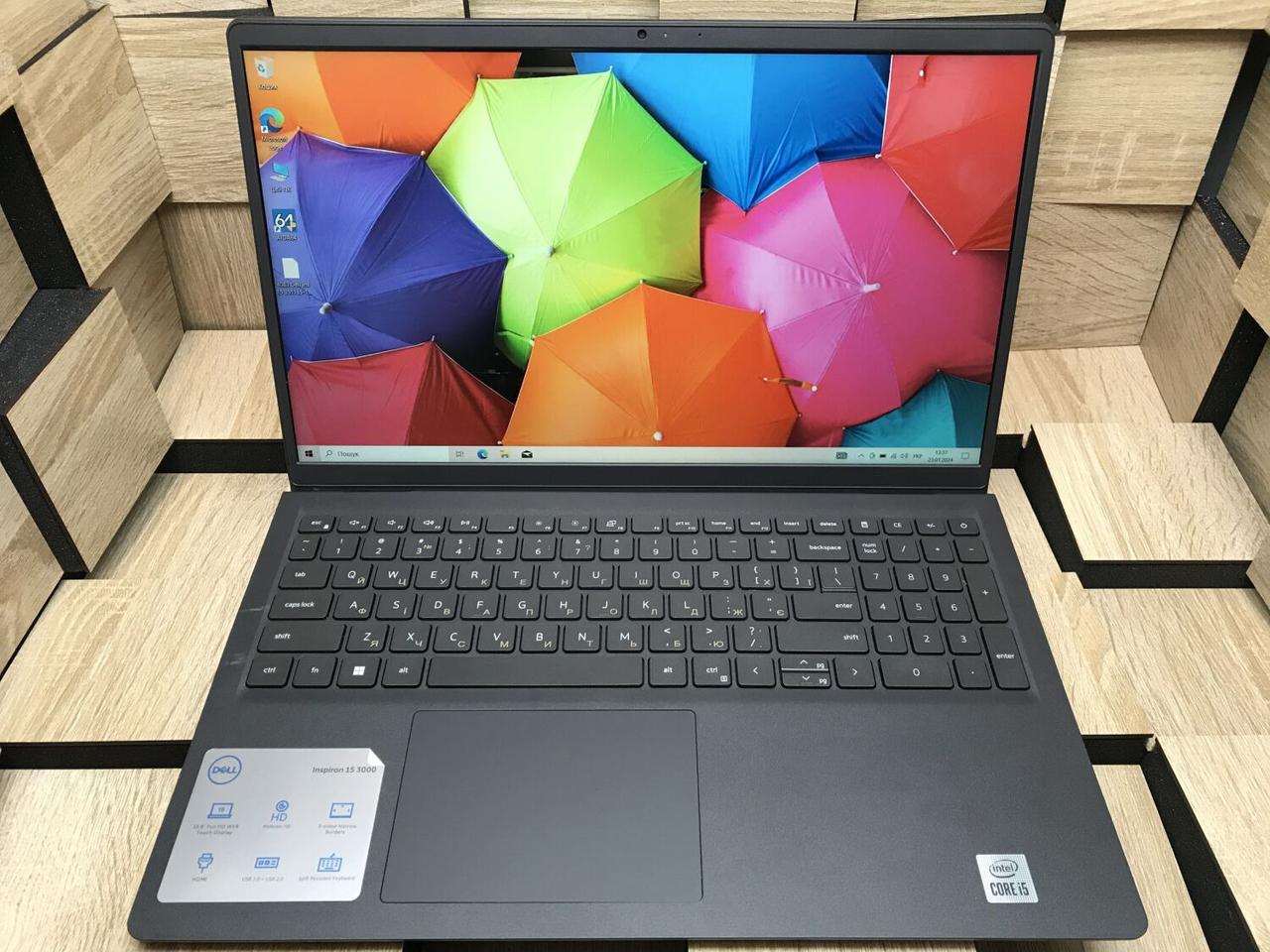 Б/в Ноутбук Б-клас Dell Inspiron 15 3511 15.6" 1920x1080| Core i5-1035G1| 8 GB RAM| 480 GB SSD| UHD