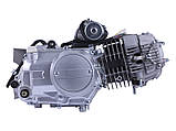 Двигун бензиновий 125CC ТАТА на мопеди Дельта/Альфа/Актив, механіка, електростартер, без карбюратора (тип, фото 3