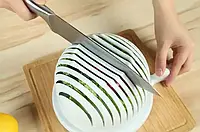 Овочерізка для приготування салату Salad Cutter Bowl 3 в 1 найкраща ціна