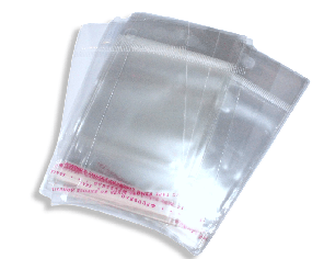 Пакети Фасувальні поліетиленові з клейкою стрічкою 7х12 з отвором/0.3мм/20шт, фото 2