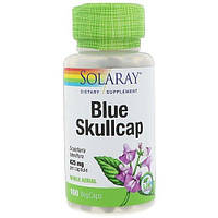 Комплекс для профилактики дыхательной системы Solaray Blue Skullcap 425 mg 100 Veg Caps SOR-0 ZR, код: 7519021