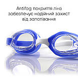 Дитячі окуляри для плавання Renvo Apure Anti-fog JR Синій OSFM (1SG100-0403), фото 4