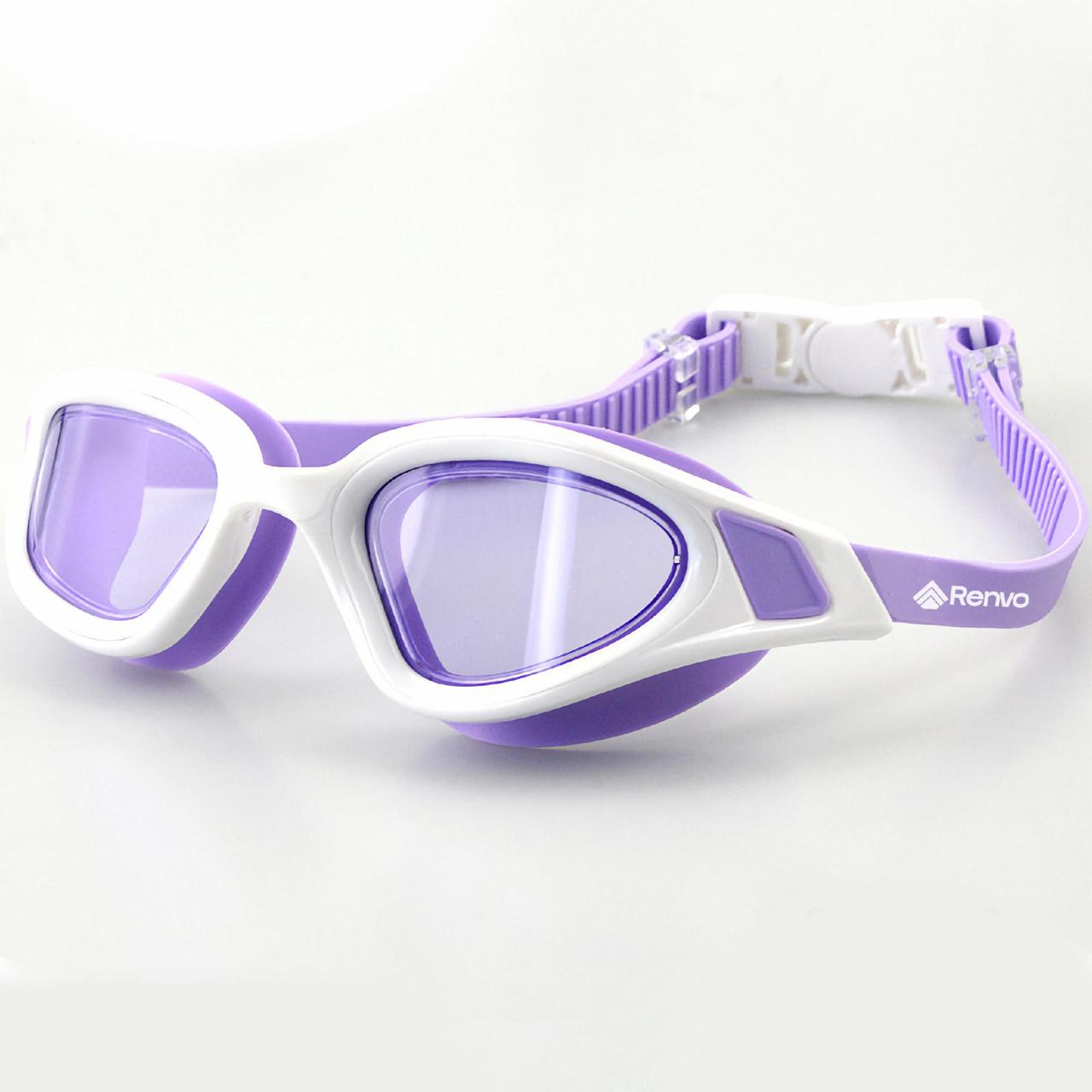 Окуляри для плавання Renvo Javari Уні Anti-fog Фіолетовий, Білий OSFM (2SG300-09), фото 1