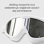 Маска для плавання Renvo Kariba Уні Anti-fog Чорний, Білий OSFM (2SM100-03), фото 3