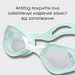 Підліткові (дорослі) Окуляри для плавання Renvo Mira JR Anti-fog М'ятний OSFM (2SG230-14), фото 4