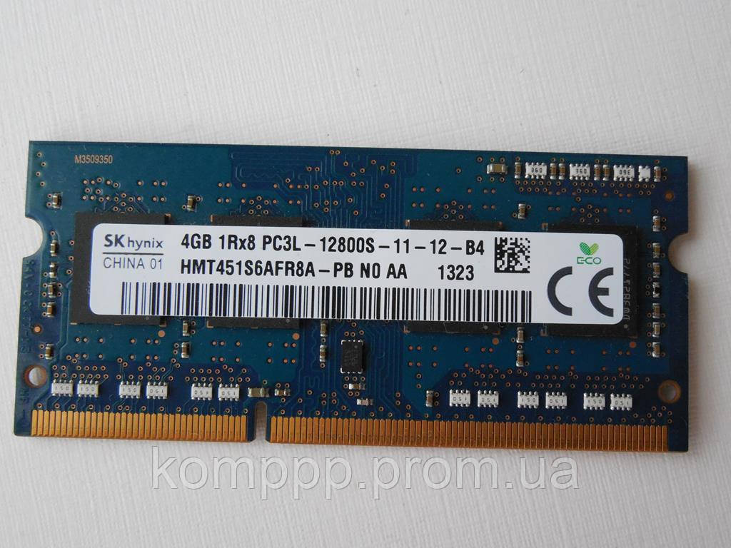 Оперативна пам'ять Hynix 4GB 1Rx8 PC3L-12800S-11-12-B4 DDR3L-1600 4096MB HMT451S6AFR8A-PB N0 AA