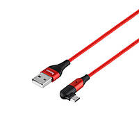 Кабель USB Hoco U100 Orbit USB - Micro USB Красный ZR, код: 7509129