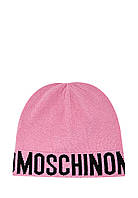 Шапка Moschino женская One Size Розовый (65233-8) ZR, код: 6764788