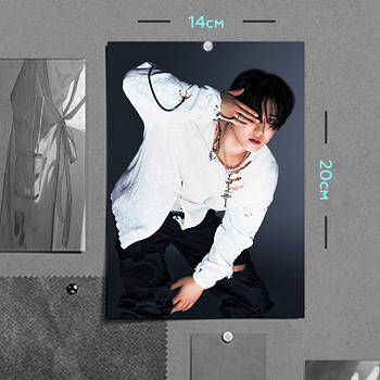 "Со Чанбін (Стрей Кідс / Stray Kids)" плакат (постер) розміром А5 (14х20см)