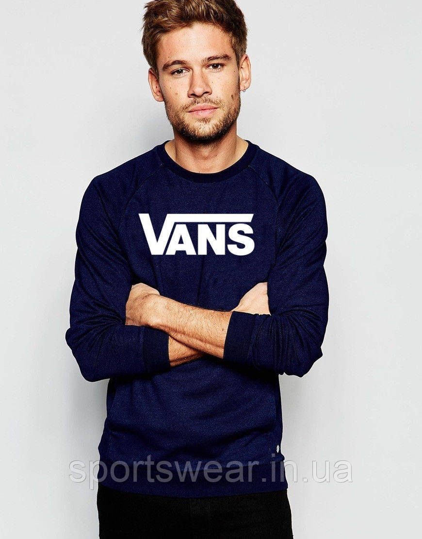 Світшот синій VANS ( Венс ) "" В стилі Vans ""