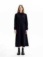 Платье женское с длинным рукавом L черный Yuki ЦБ-00235571 LD, код: 8418892