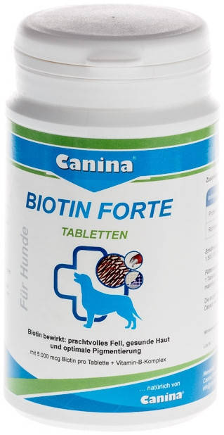 

Canina Biotin Forte Интенсивный курс для собак при линьке 60 таб. 200 г