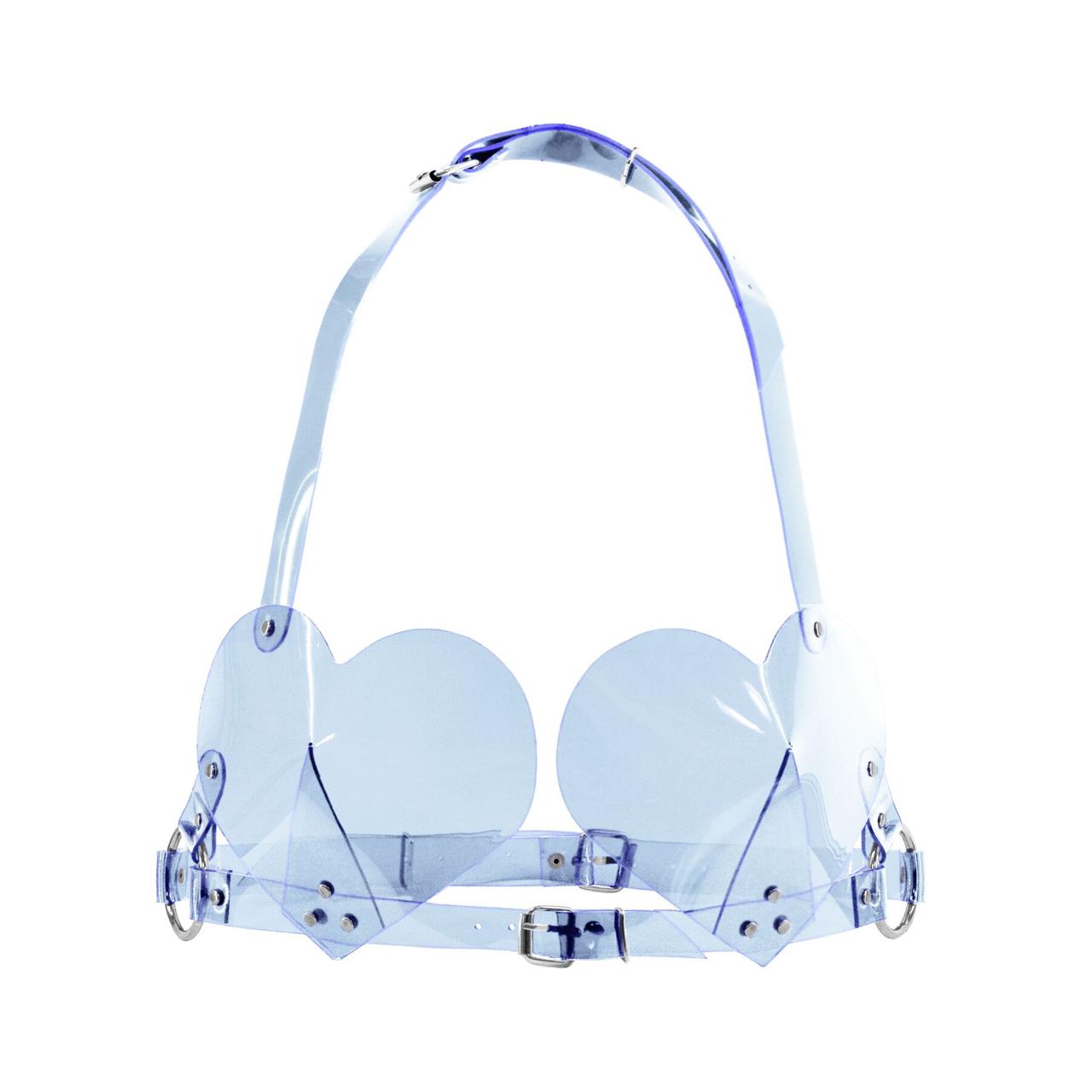 Еротичний відвертий ліф-сердечка прозорий Feral Feelings Talla, фото 1