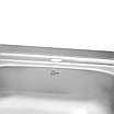 Мийка для кухні з харчової нержавіючої сталі AISI 201 WAL-S6060L-16-06N, фото 5