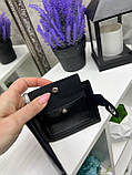 АКЦІЯ! На магніті - чорний чоловічий гаманець - 10х12 см, штучна шкіра (1393), фото 5