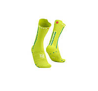 Носки спортивные компрессионные Pro Racing Socks V4.0 Bike, Primrose/Columbia, T2 (39-41)